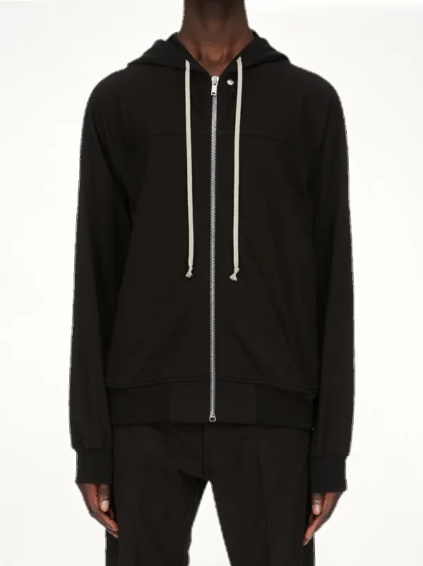 Windbreaker Hoodie in Black sold by MARAIS