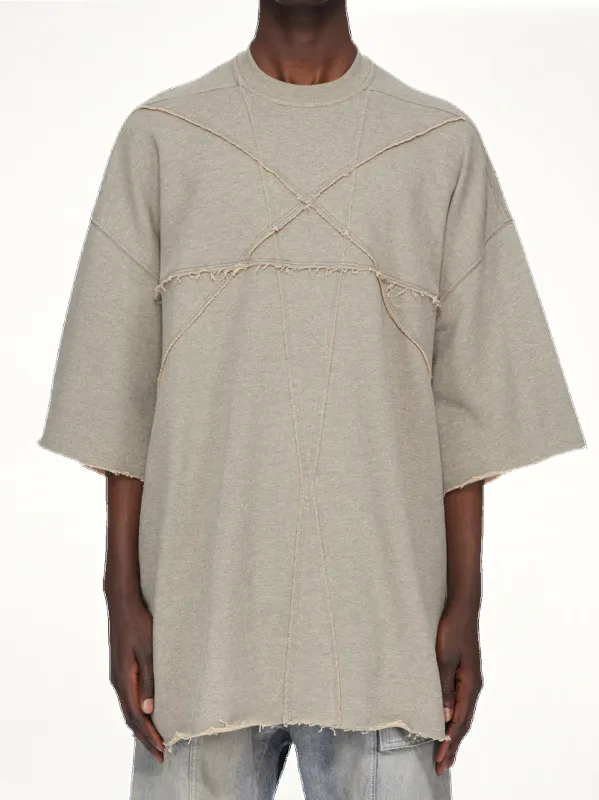 Tommy T-Shirt in Melange Grey made by Rick Owens