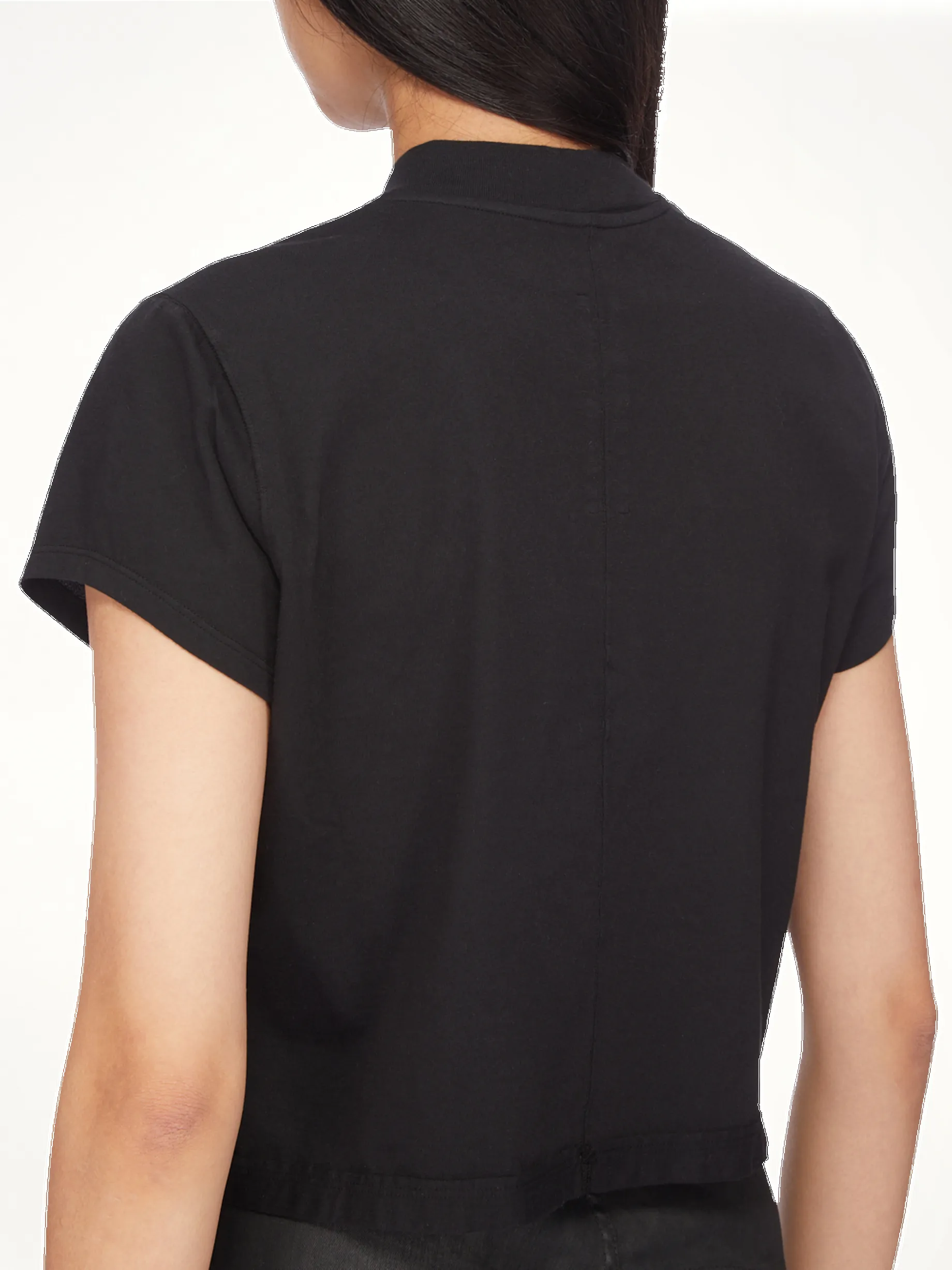 Cropped Small Level T-Shirt in Black sold by MARAIS product image thumbnail 5