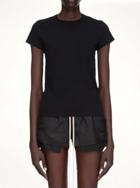 Cropped Level T-Shirt in Black sold by MARAIS