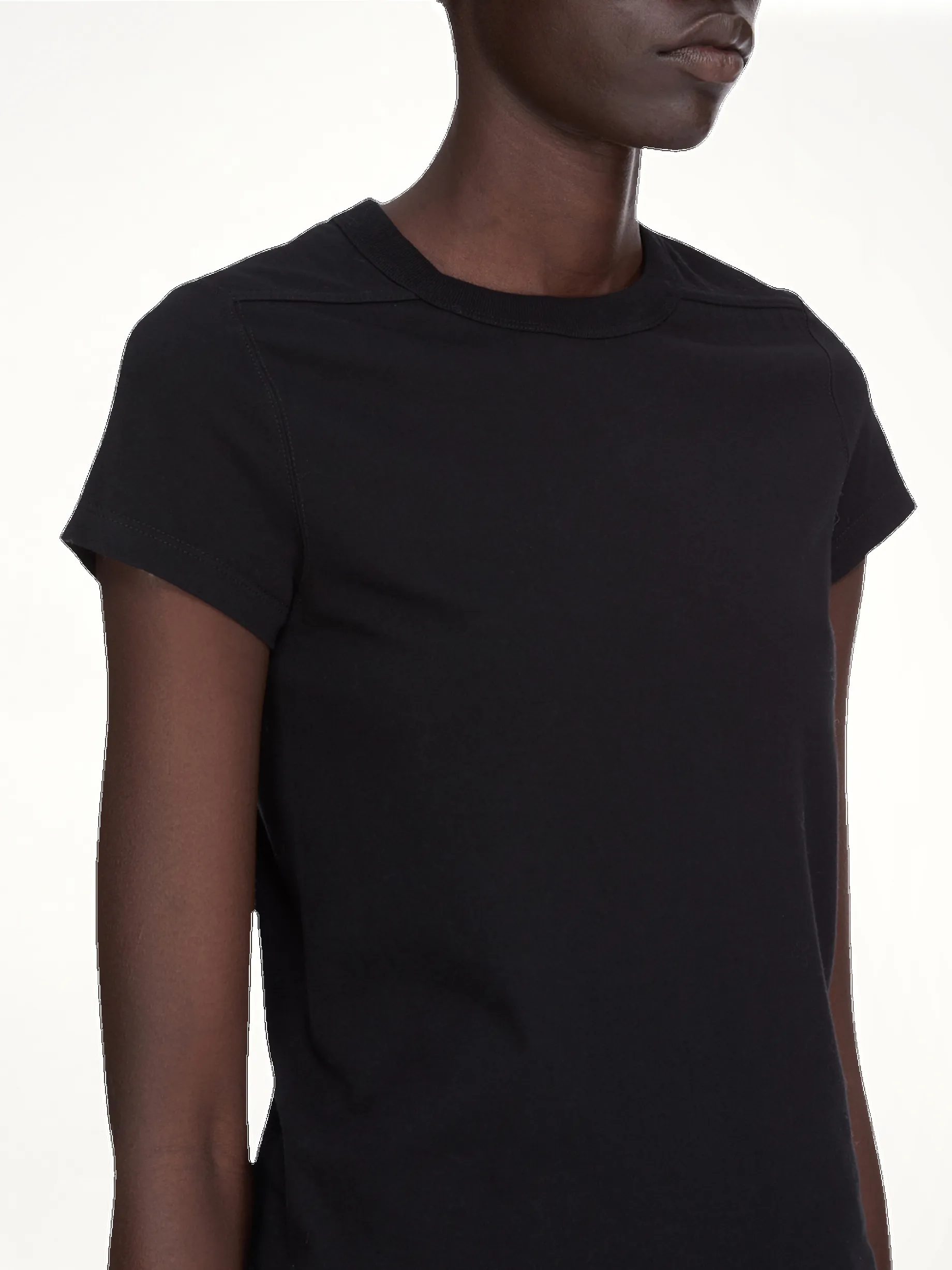 Cropped Level T-Shirt in Black sold by MARAIS product image thumbnail 2