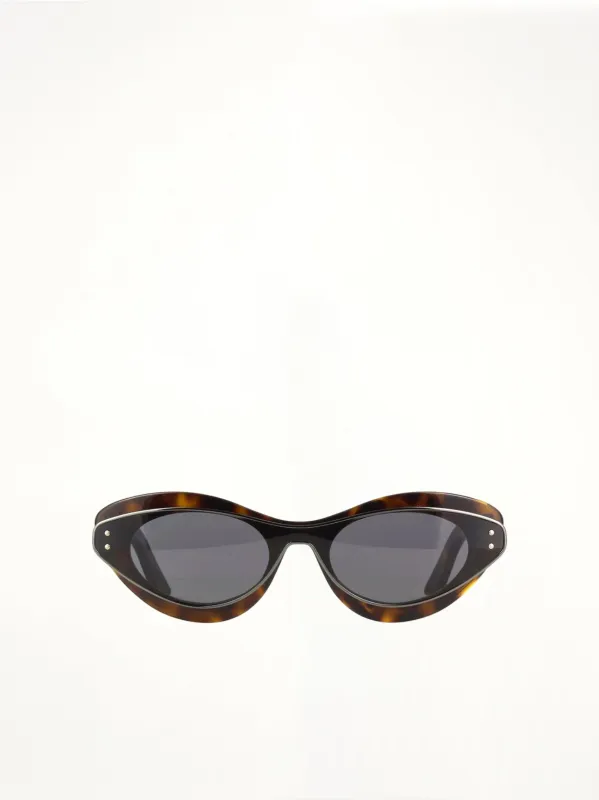 Dior DIORMETEOR B1I 20A000 Sunglasses in Tortoise/Gold sold by MARAIS