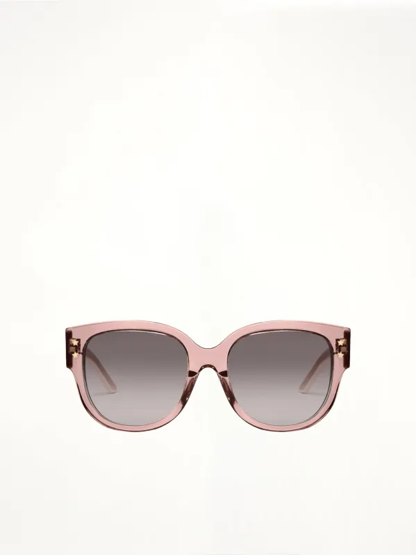Dior DIORPACIFIC B2F 40D255 Sunglasses in Dark Grey/Pink sold by MARAIS
