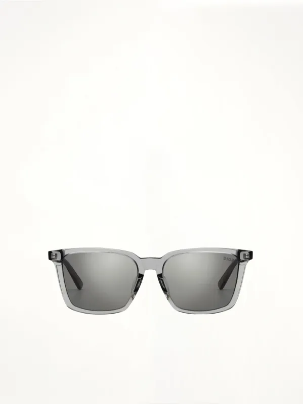 Dior INDIOR S4F 45A756 Sunglasses in Dark Grey/Clear Light Grey sold by MARAIS