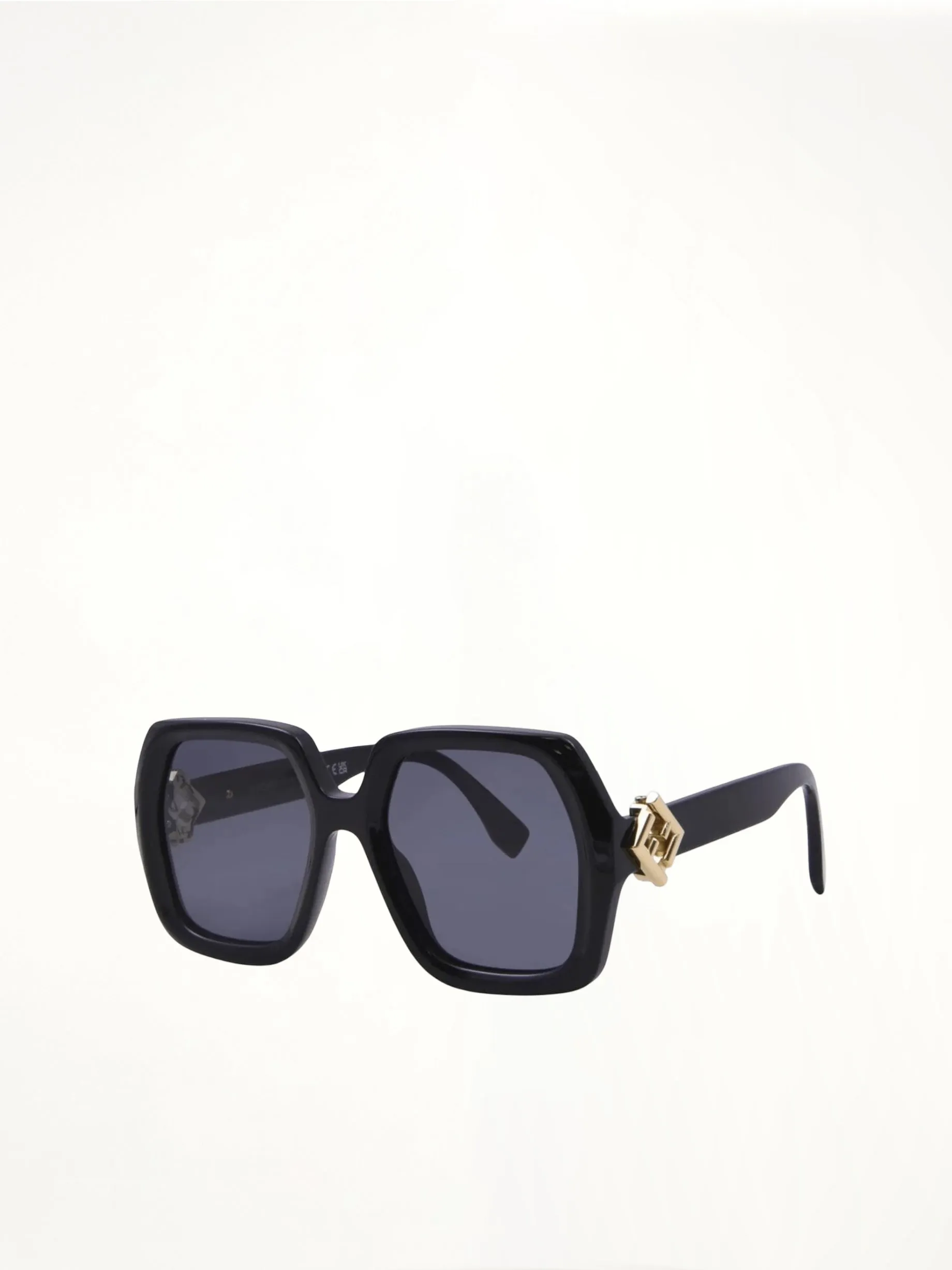 Fendi FE40139F 5401V Acetate Sunglasess in Black/Gold sold by MARAIS product image thumbnail 2