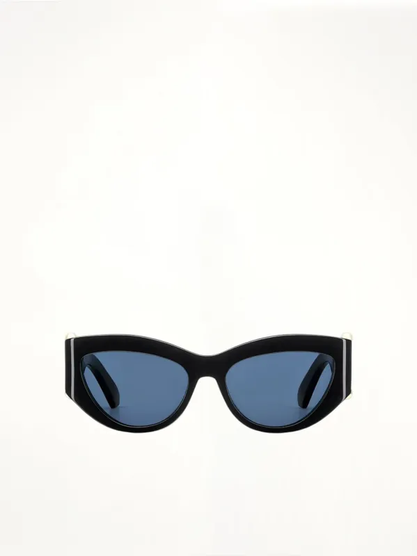 Dior DIORTRIBALES B1F 10B057 Sunglasses in Black/Blue sold by MARAIS