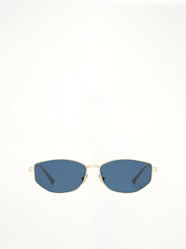 Dior DIORCANNAGE B1U B0B057 Sunglasses in Gold/Blue made by Dior