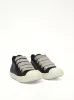 Jumbolace Low Sneaks in Black/Milk/Milk sold by MARAIS