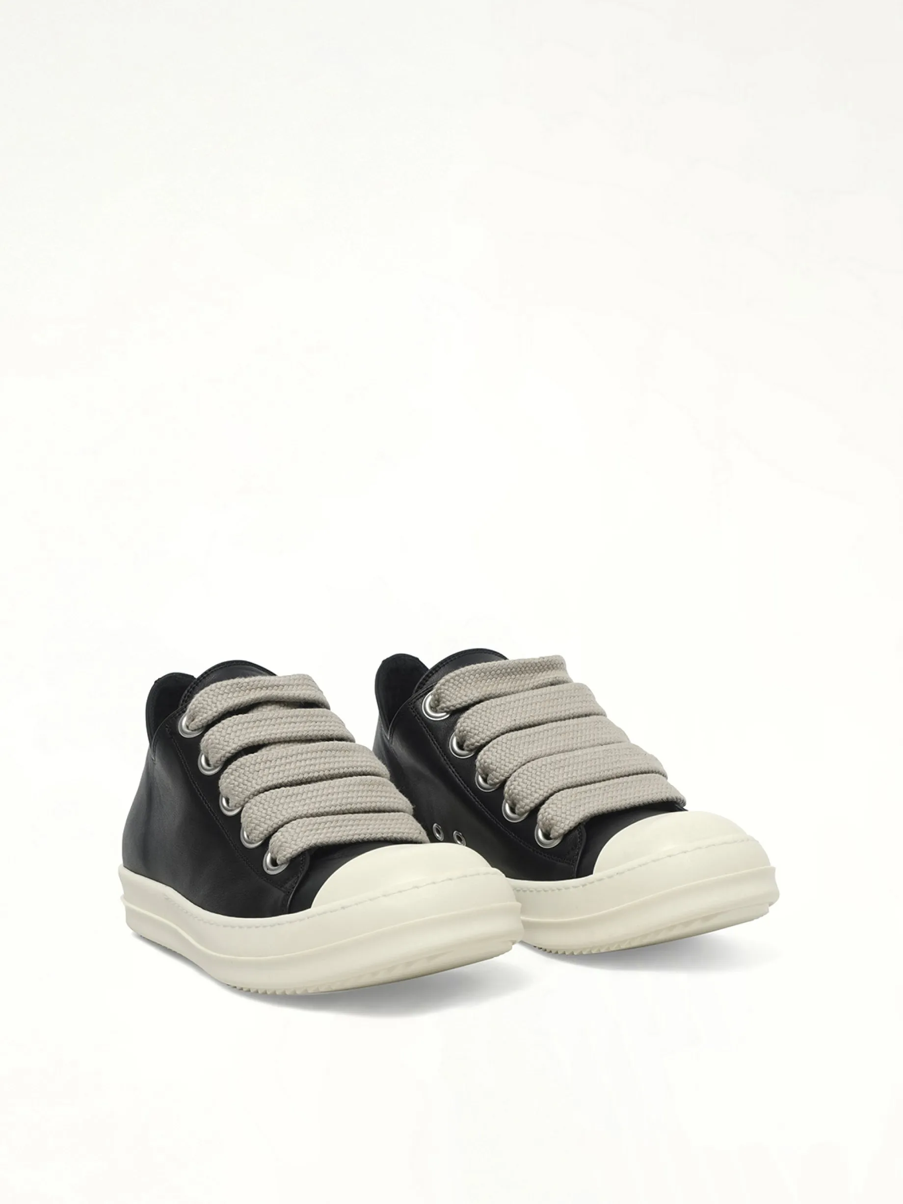 Jumbolace Low Sneaks in Black/Milk/Milk sold by MARAIS product image thumbnail 2