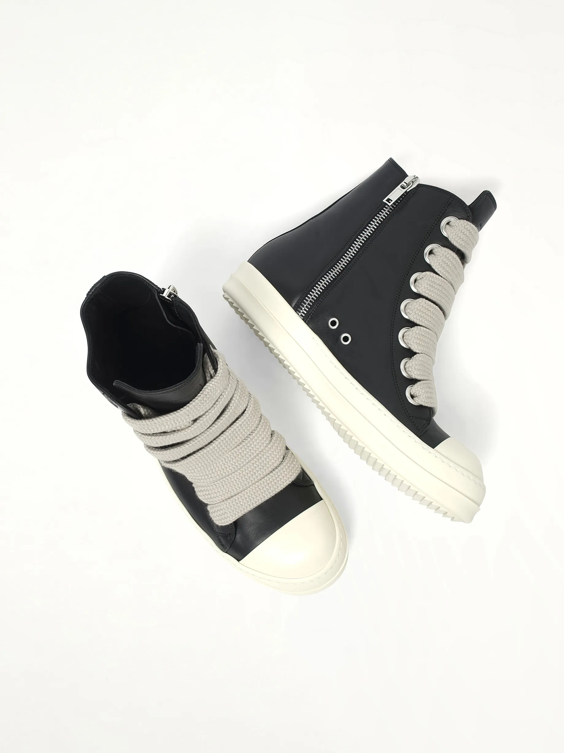 Jumbolace Sneaks in Black/Milk/Milk sold by MARAIS product image thumbnail 3