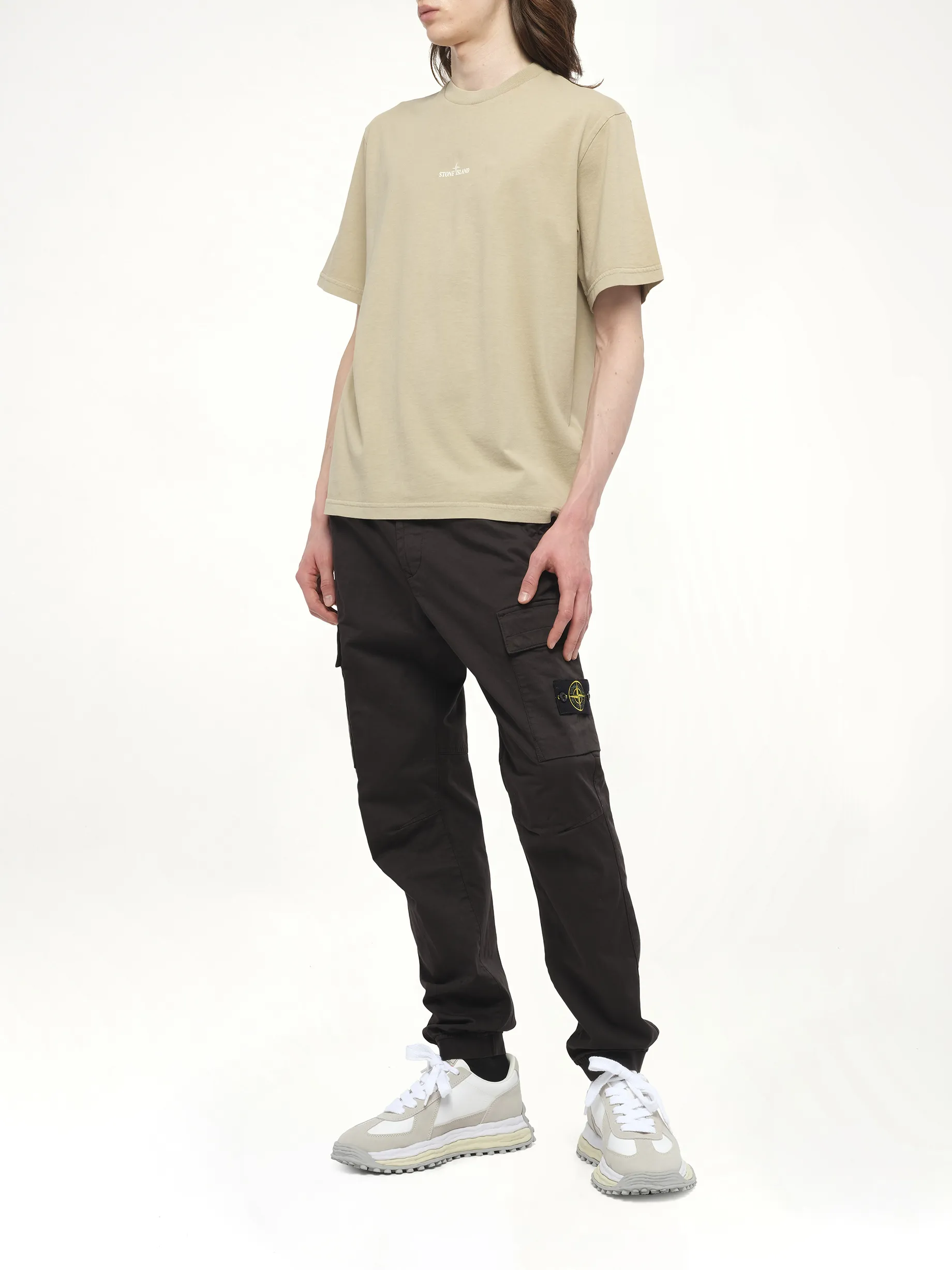 210003 Industrial Print S/S T-Shirt in Desert sold by MARAIS product image thumbnail 4