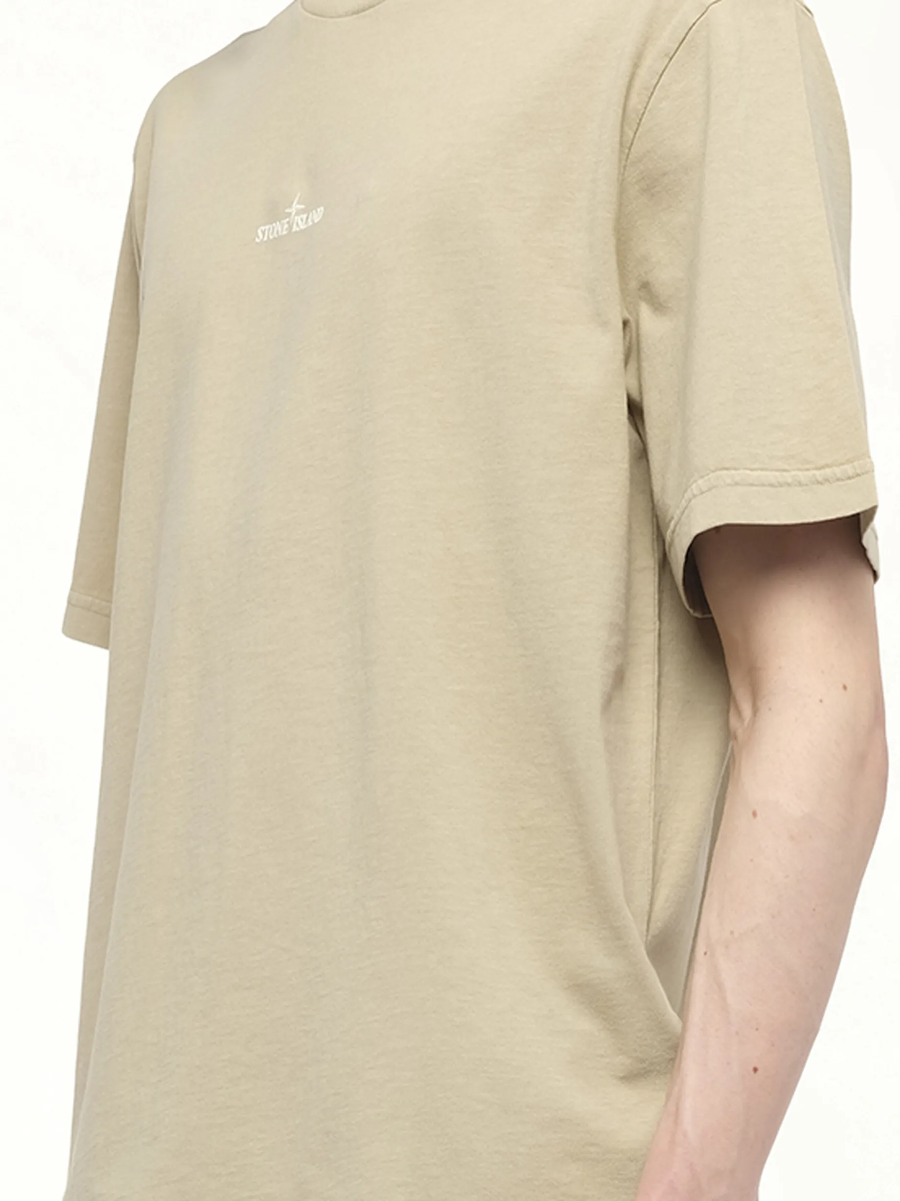 210003 Industrial Print S/S T-Shirt in Desert sold by MARAIS product image thumbnail 3