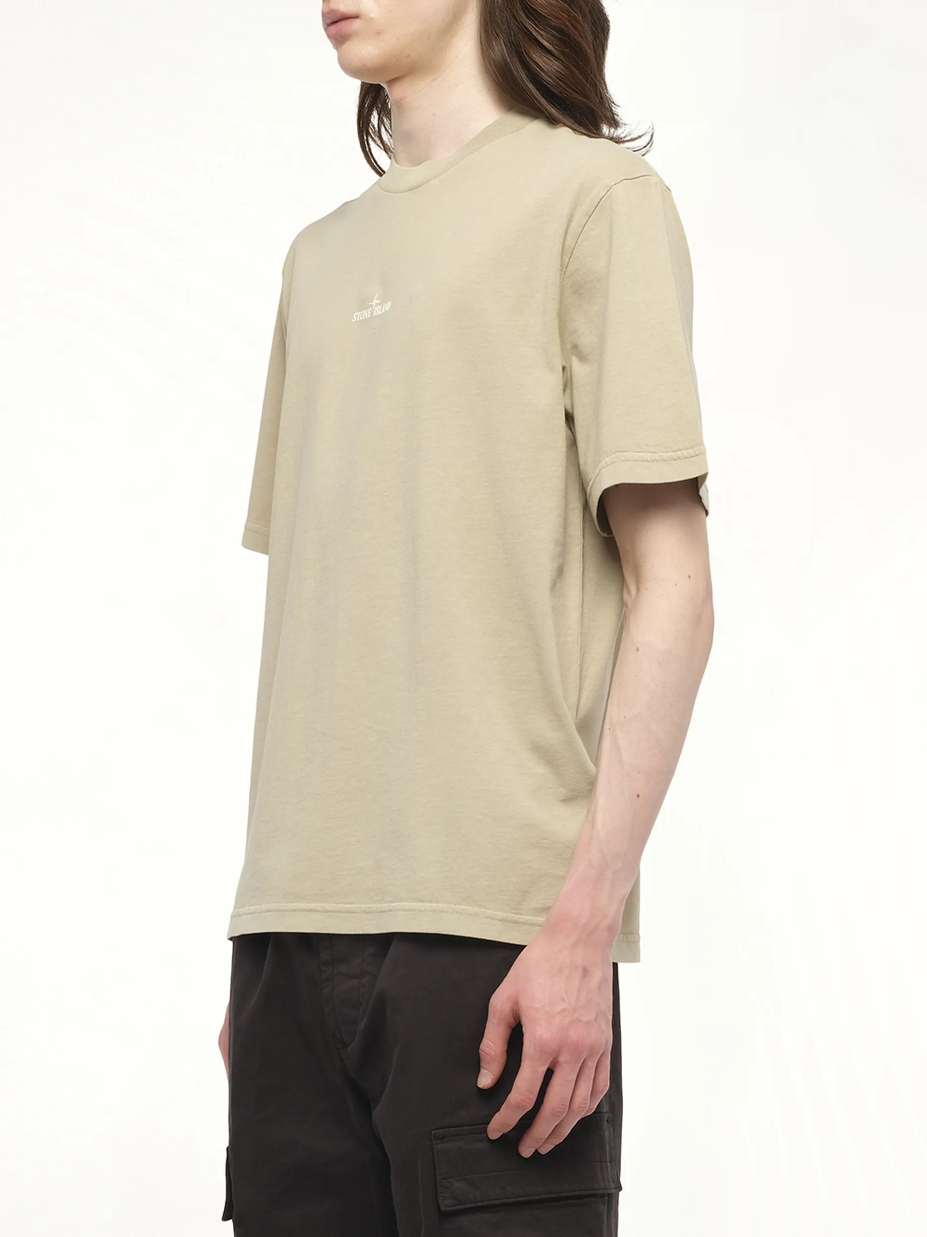 210003 Industrial Print S/S T-Shirt in Desert sold by MARAIS product image thumbnail 5