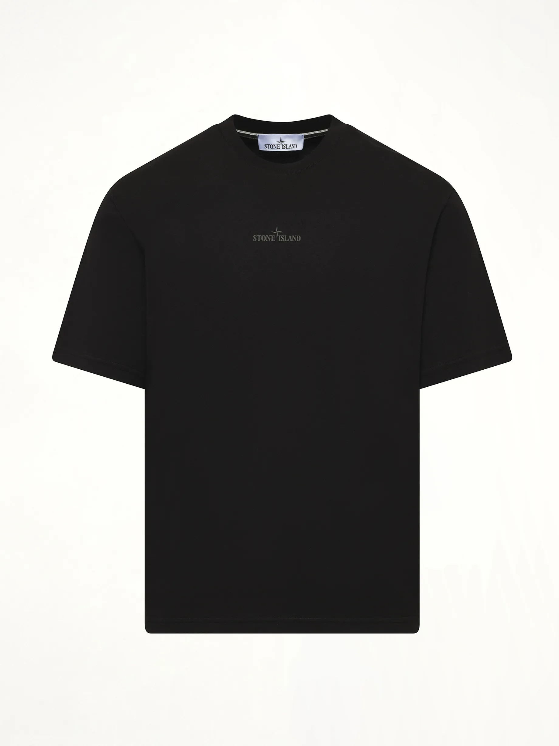 210003 Industrial Print S/S T-Shirt in Black sold by MARAIS product image thumbnail 2