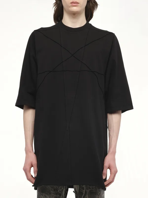 Penta Jumbo SS T-Shirt in Black made by MARAIS