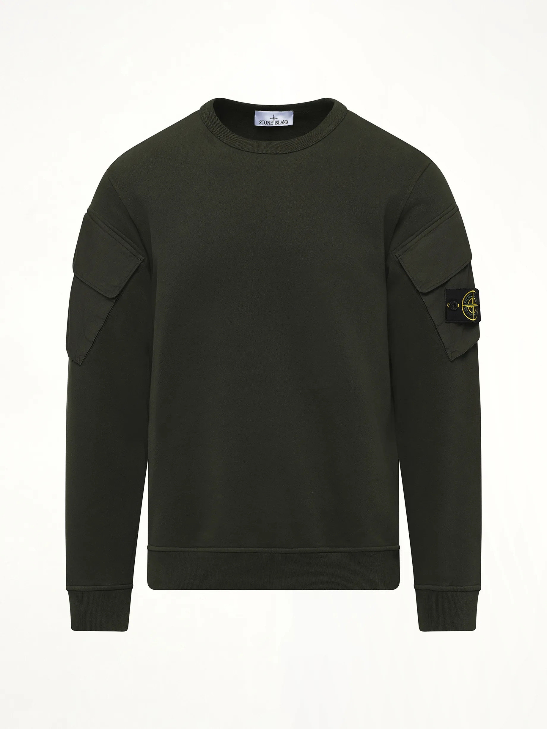 610000 Cotton Fleece Sweatshirt in Juniper sold by MARAIS product image thumbnail 2