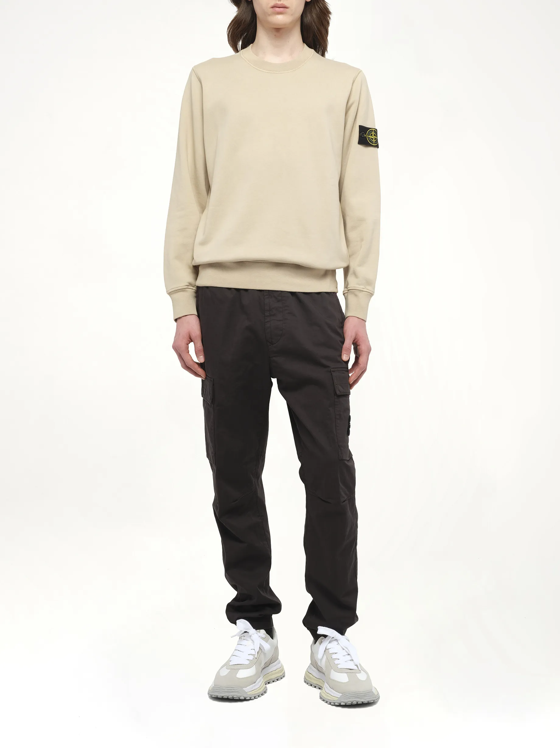 610006 Cotton Fleece Sweatshirt in Desert sold by MARAIS product image thumbnail 4