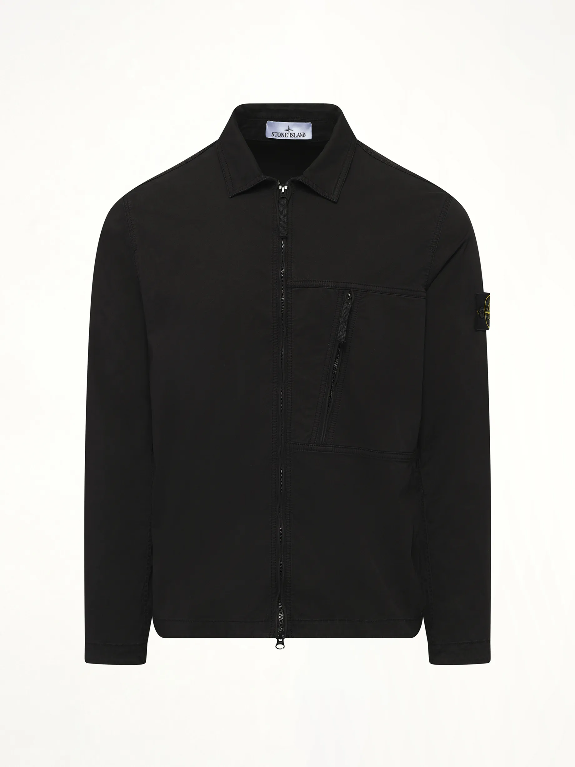 120000 Supima Overshirt in Black sold by MARAIS product image thumbnail 2