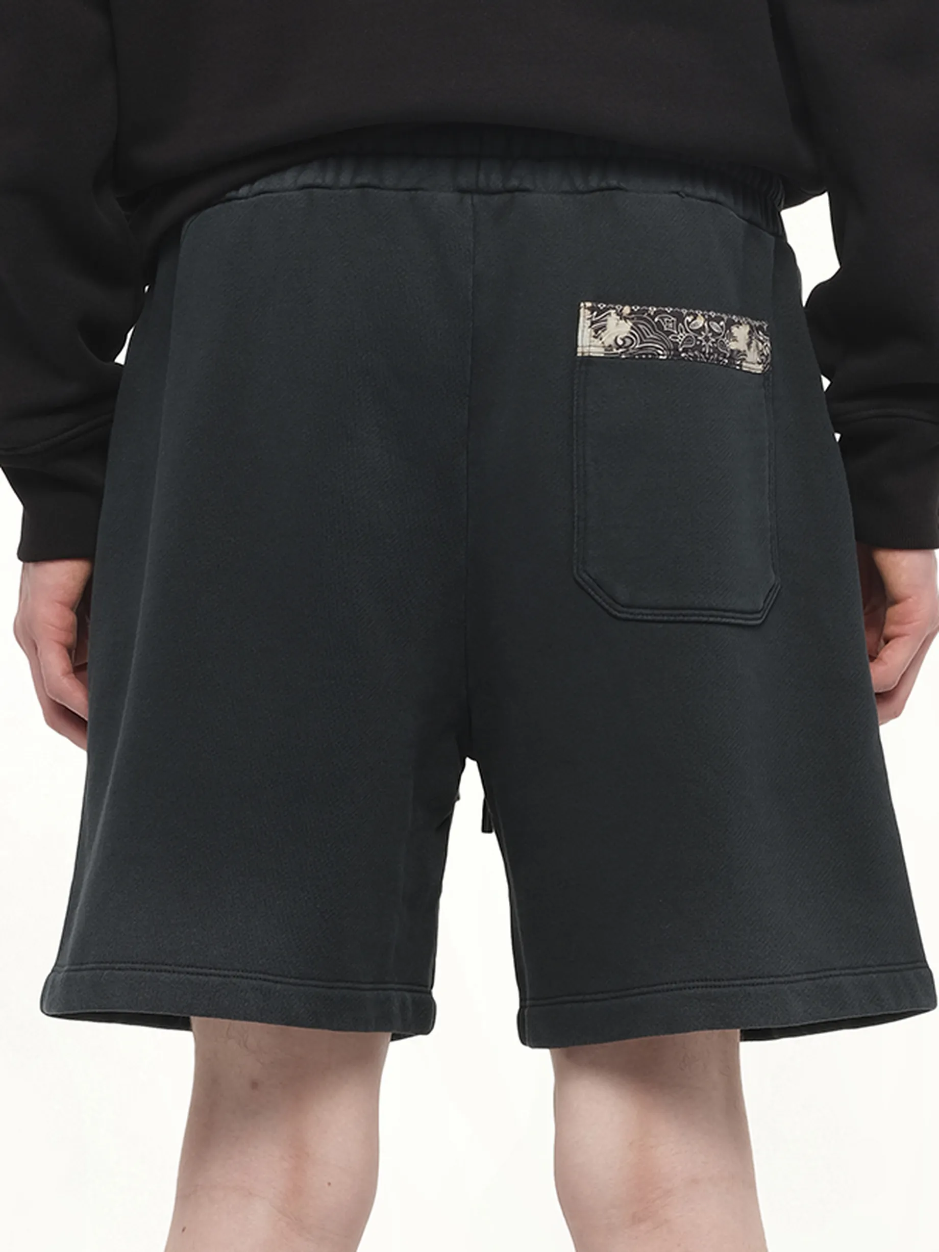 Bleach Bandana Shorts in Black sold by MARAIS product image thumbnail 3
