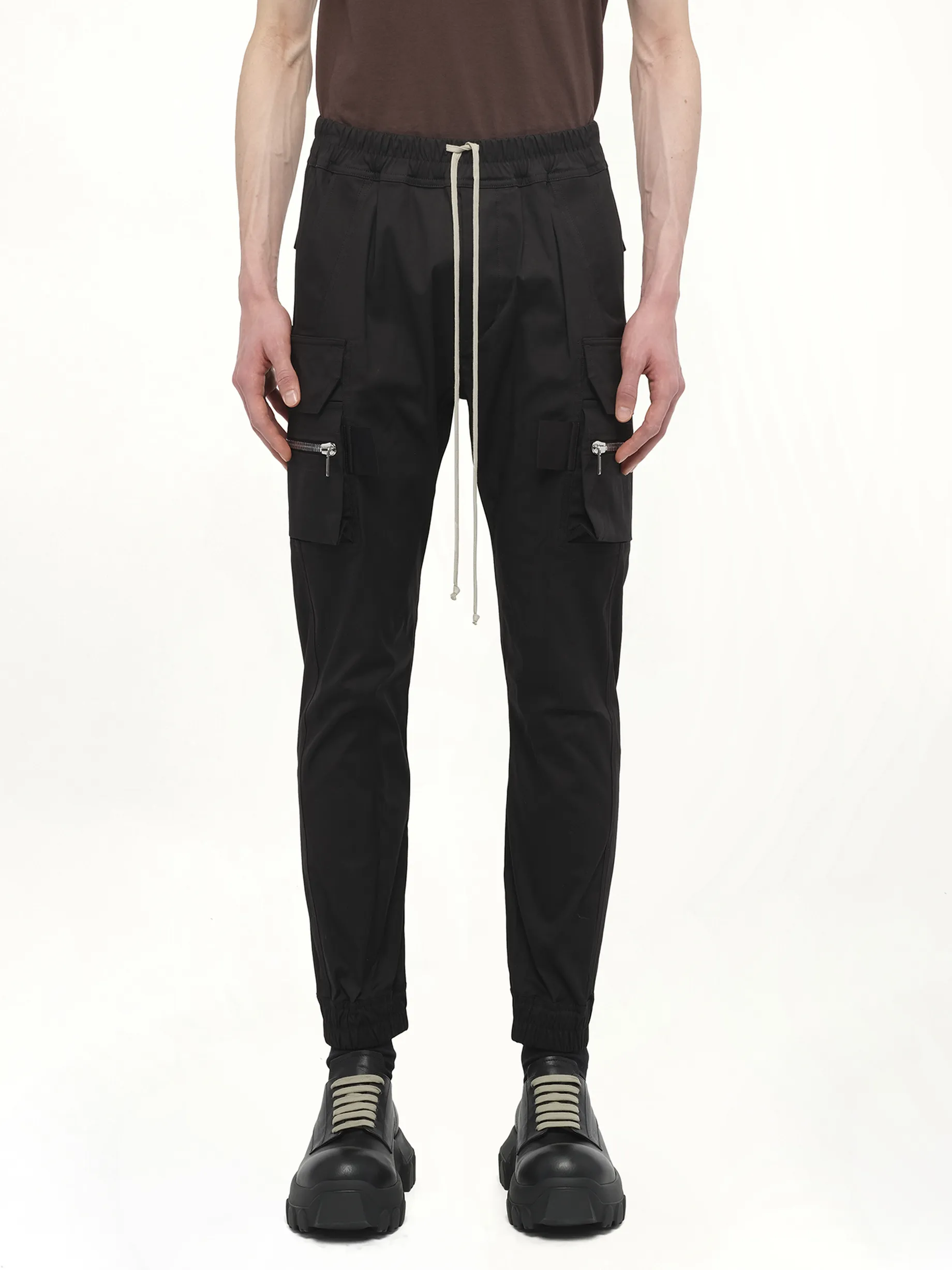 Mastodon Cargo Pants in Black sold by MARAIS