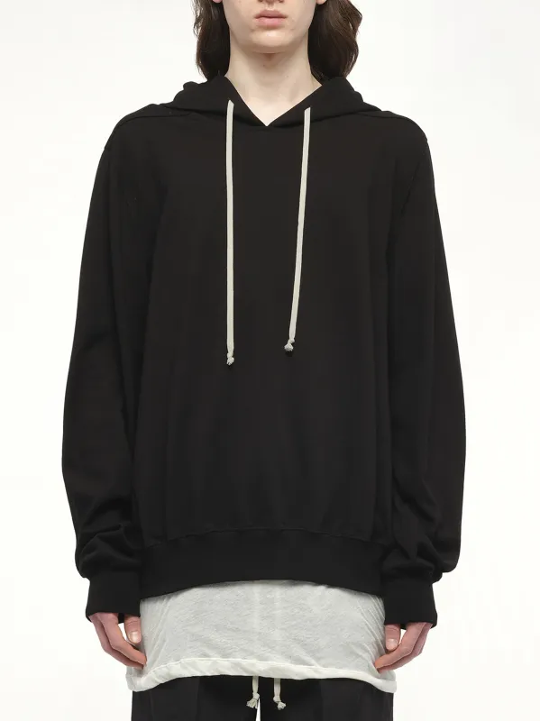 Pullover Hoodie in Black sold by MARAIS