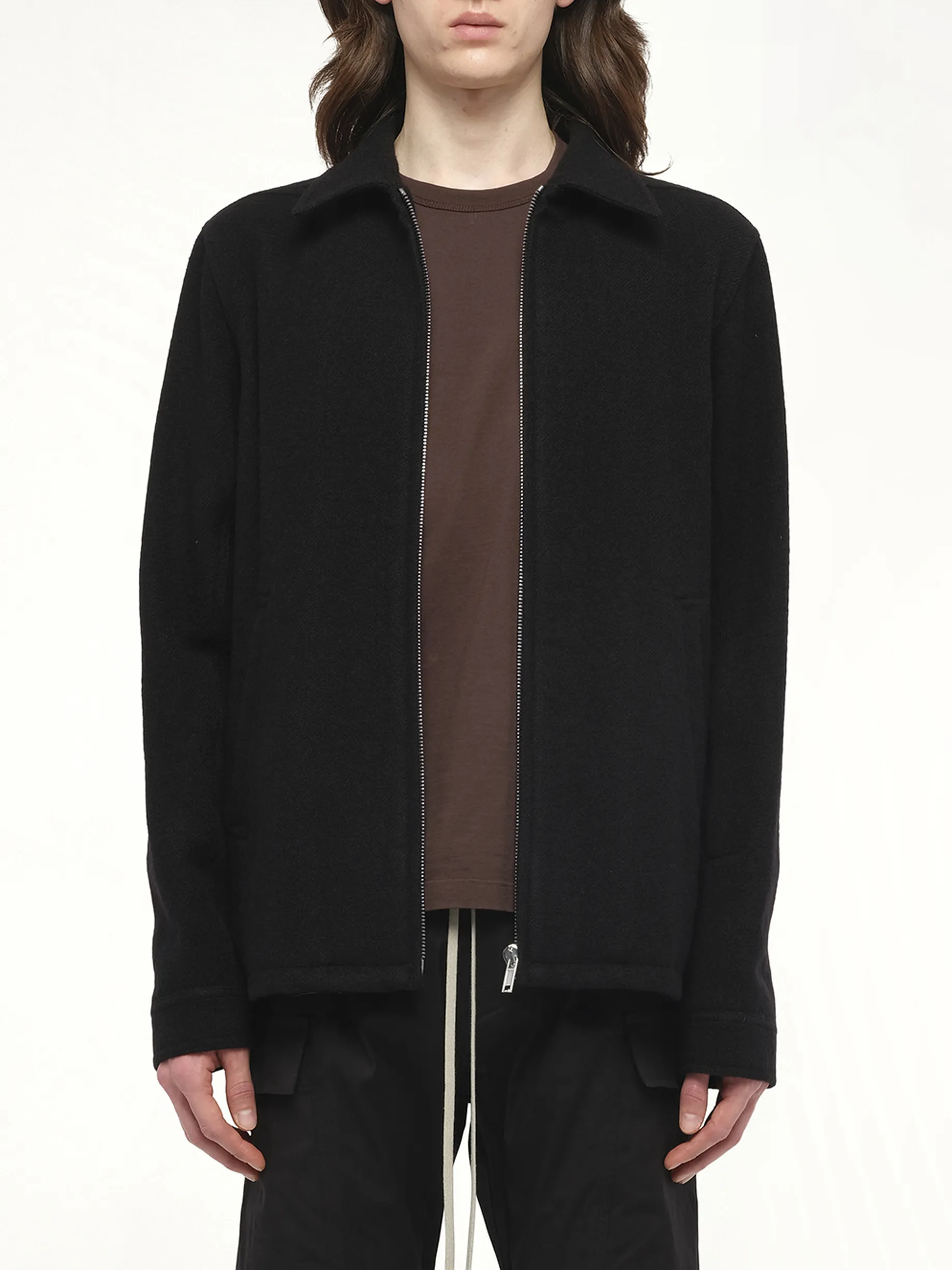 Wool Brad JKT in Black sold by MARAIS