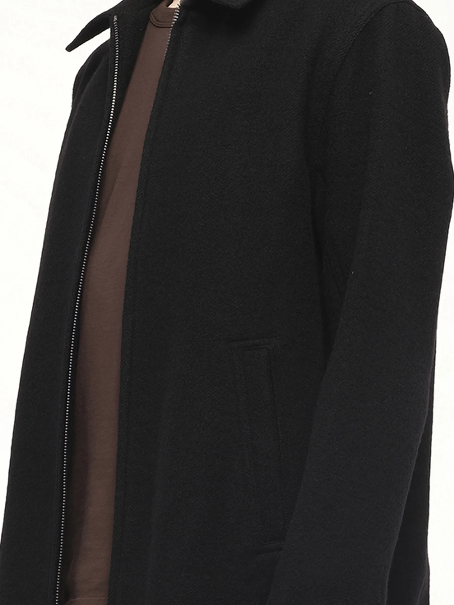 Wool Brad JKT in Black sold by MARAIS product image thumbnail 3