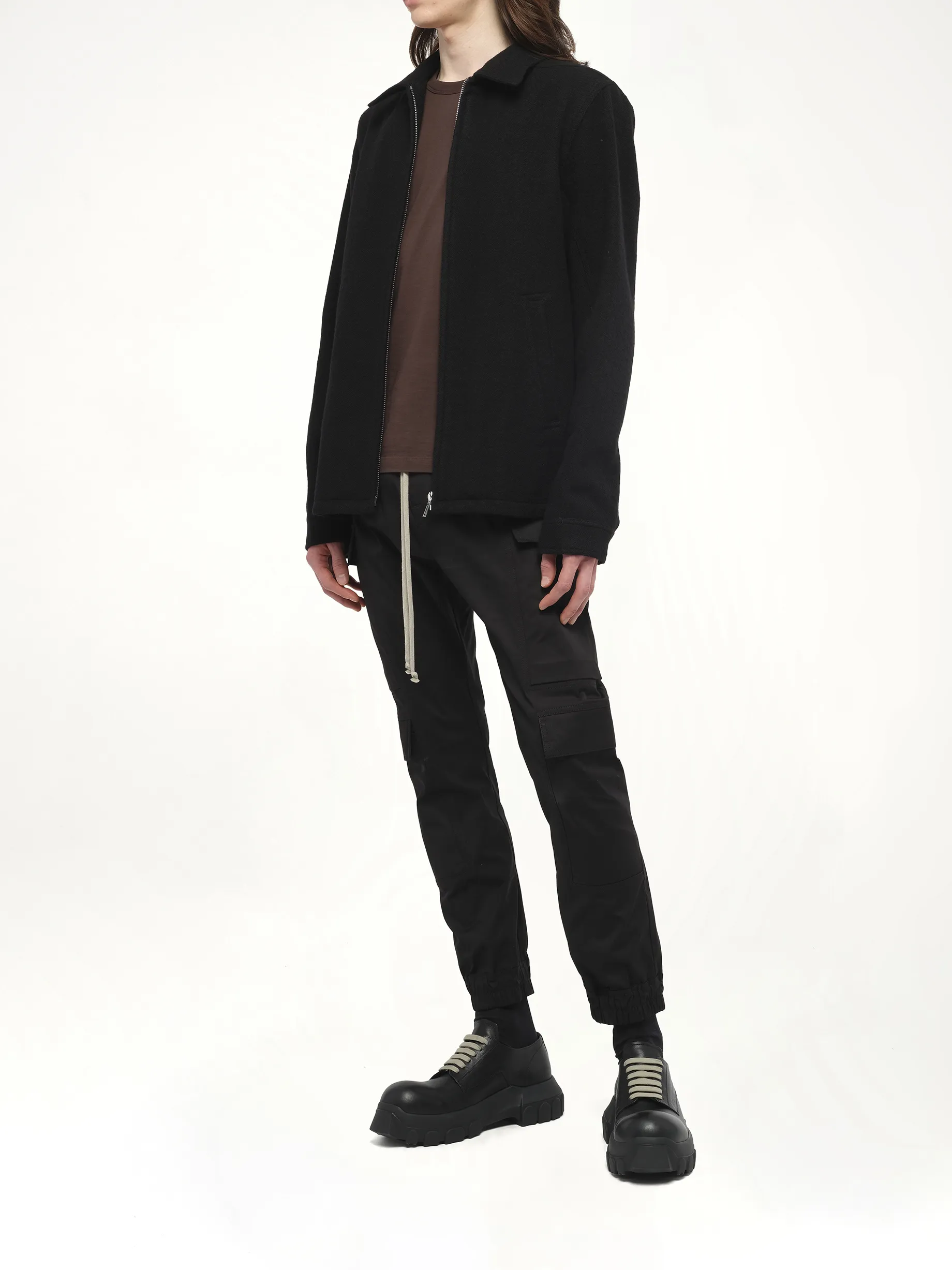 Wool Brad JKT in Black sold by MARAIS product image thumbnail 4