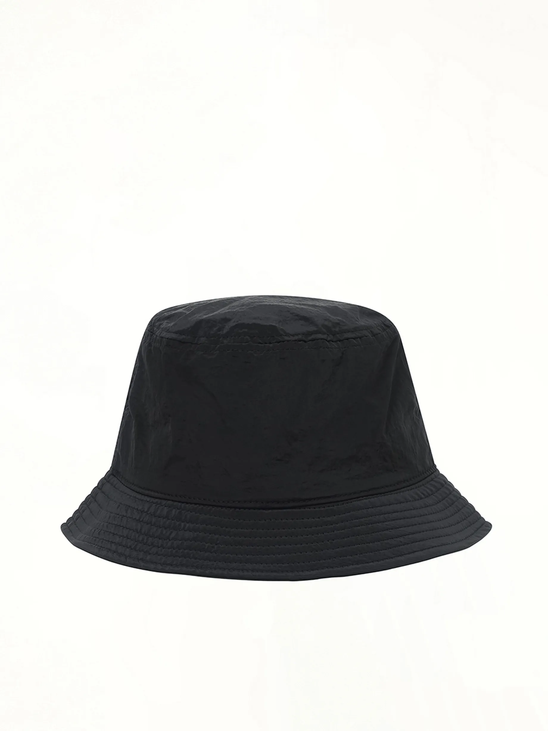 910001 Nylon Metal Bucket Hat in Black sold by MARAIS product image thumbnail 2