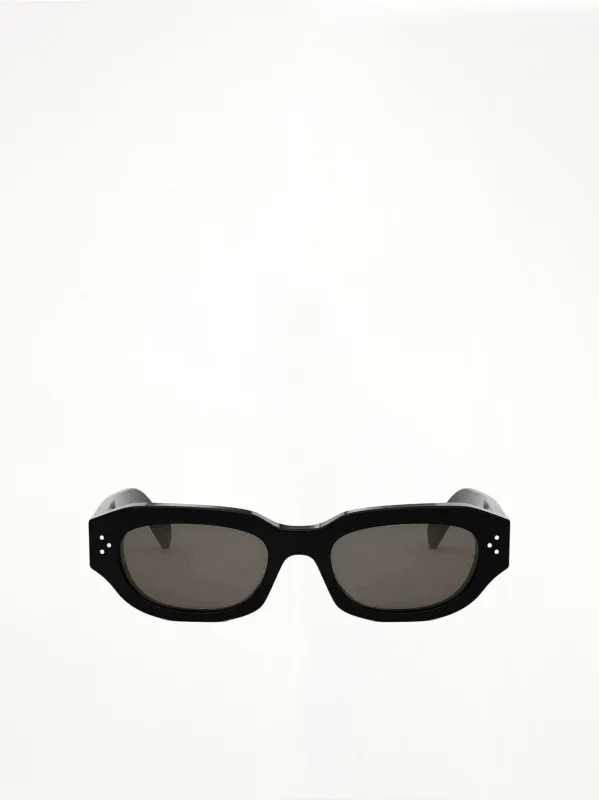 Celine CL40314I Acetate Sunglasses in Black/Silver sold by MARAIS