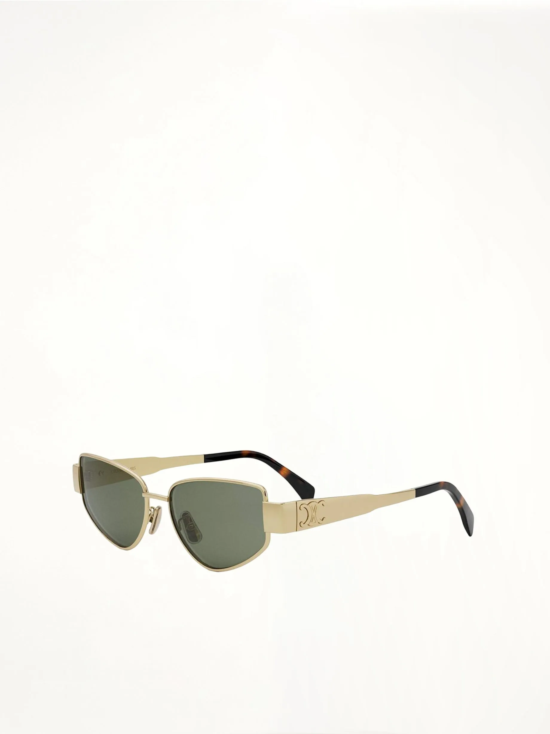 Celine CL40293U 5530N Metal Sunglasses in Dark Grey/Gold sold by MARAIS product image thumbnail 2