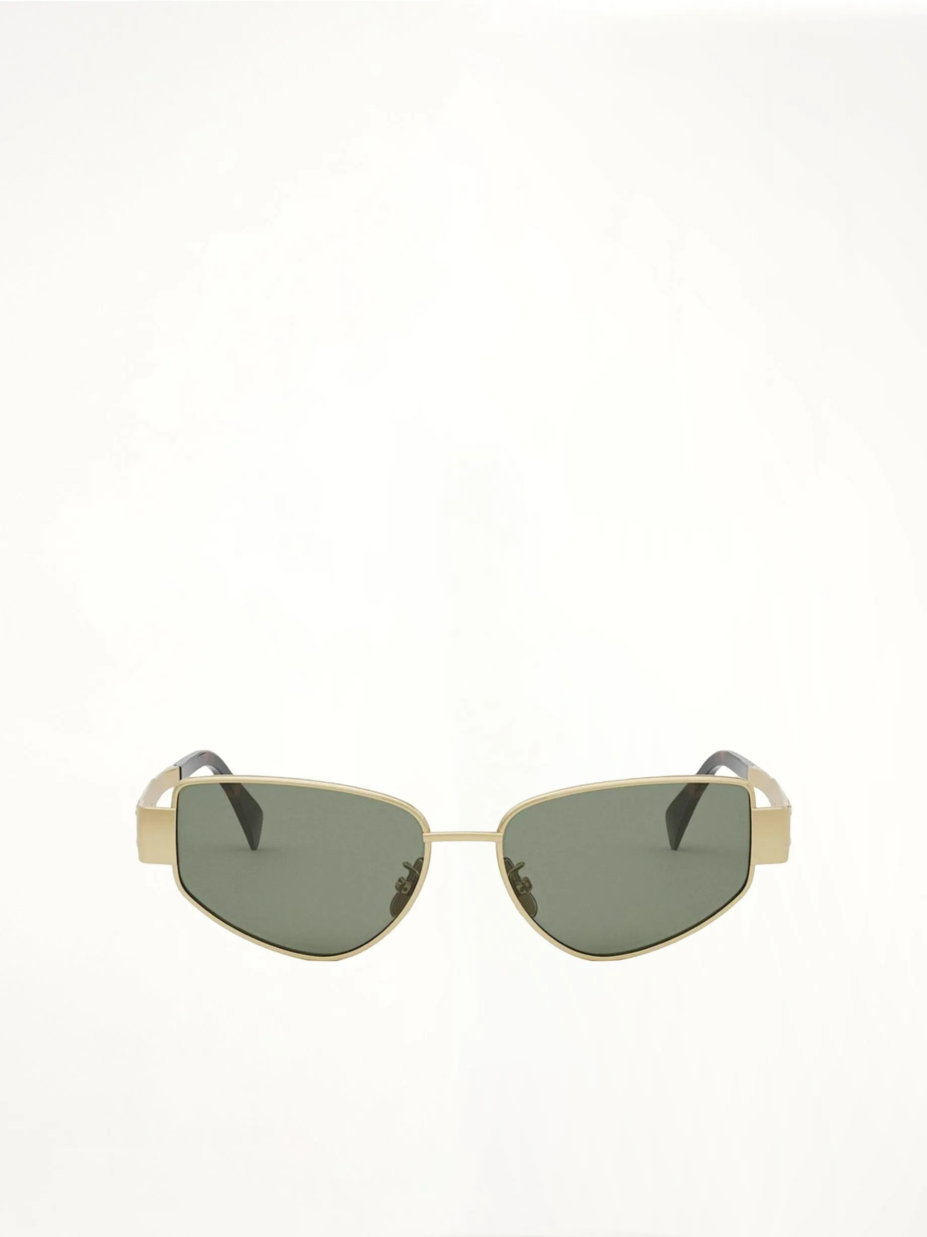 Celine CL40293U 5530N Metal Sunglasses in Dark Grey/Gold sold by MARAIS
