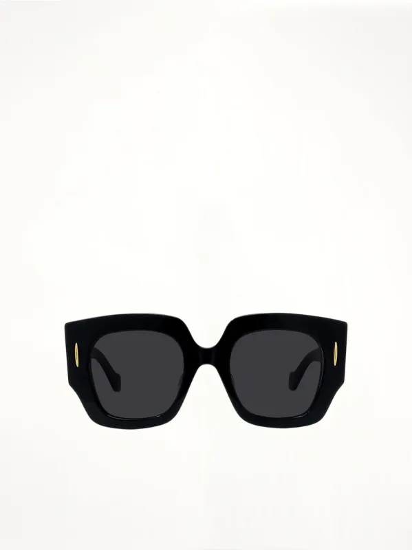 Loewe LW40129U Acetate Sunglasses in Black sold by MARAIS