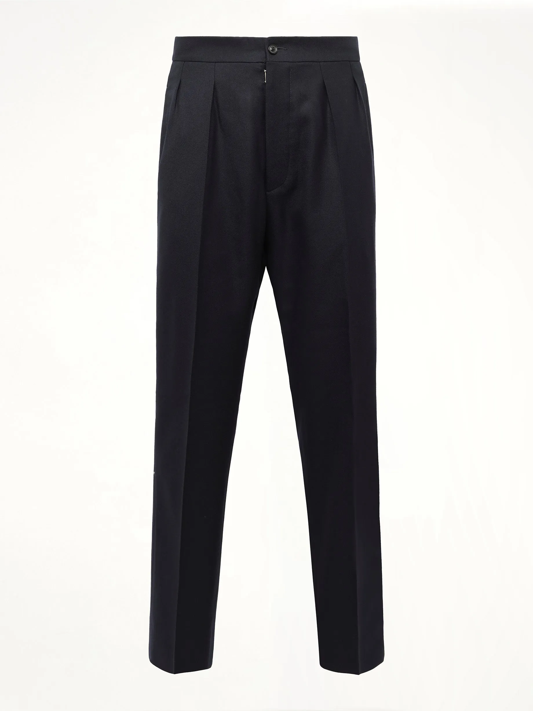 Wool Twill Pants in Blue sold by MARAIS product image thumbnail 2