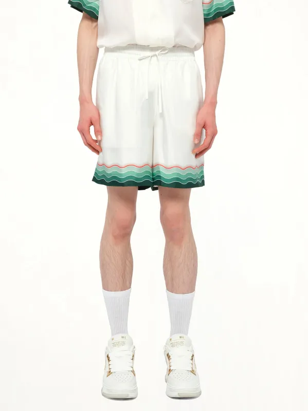 Montagne Ondulee Shorts in Multicolour sold by MARAIS