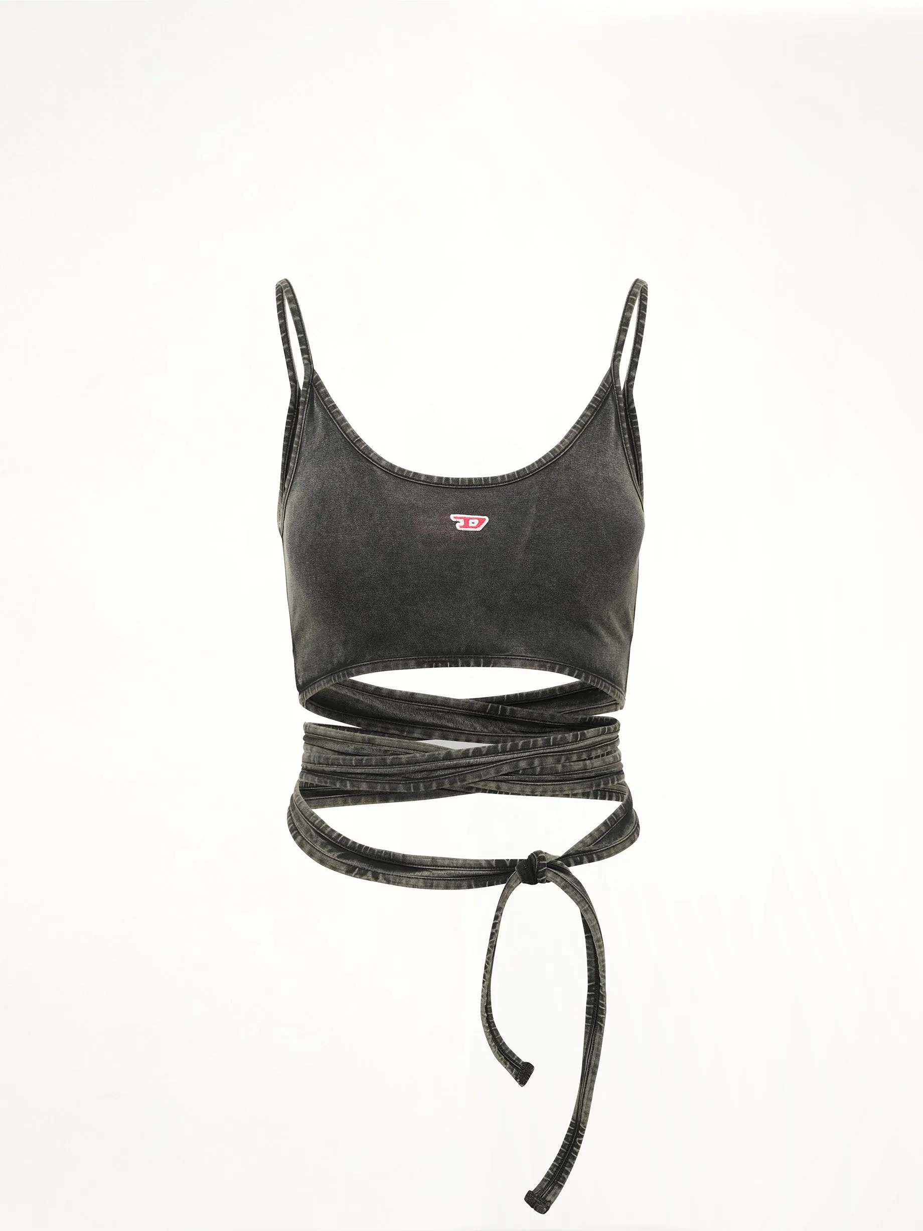 T-LEYA-TAIL-R1 Top in Black/Dark Grey sold by MARAIS product image thumbnail 2