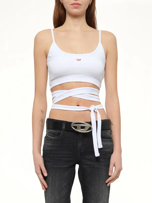 T-LEYA-TAIL Top in White sold by MARAIS