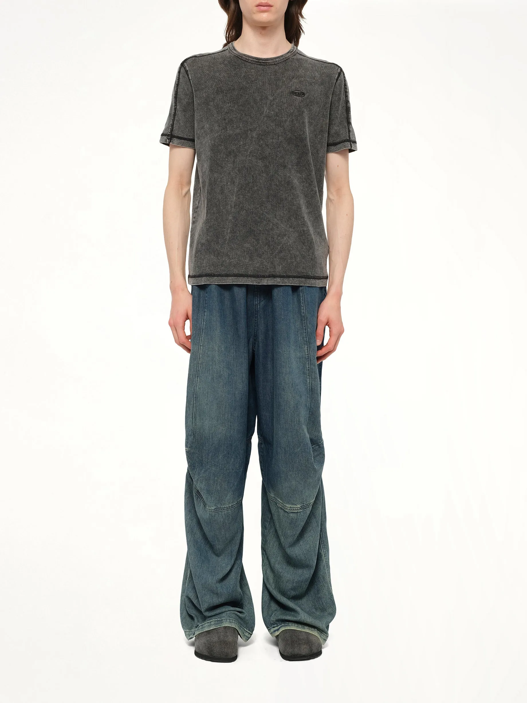 T-Adjind T-Shirt In Black sold by MARAIS product image thumbnail 5