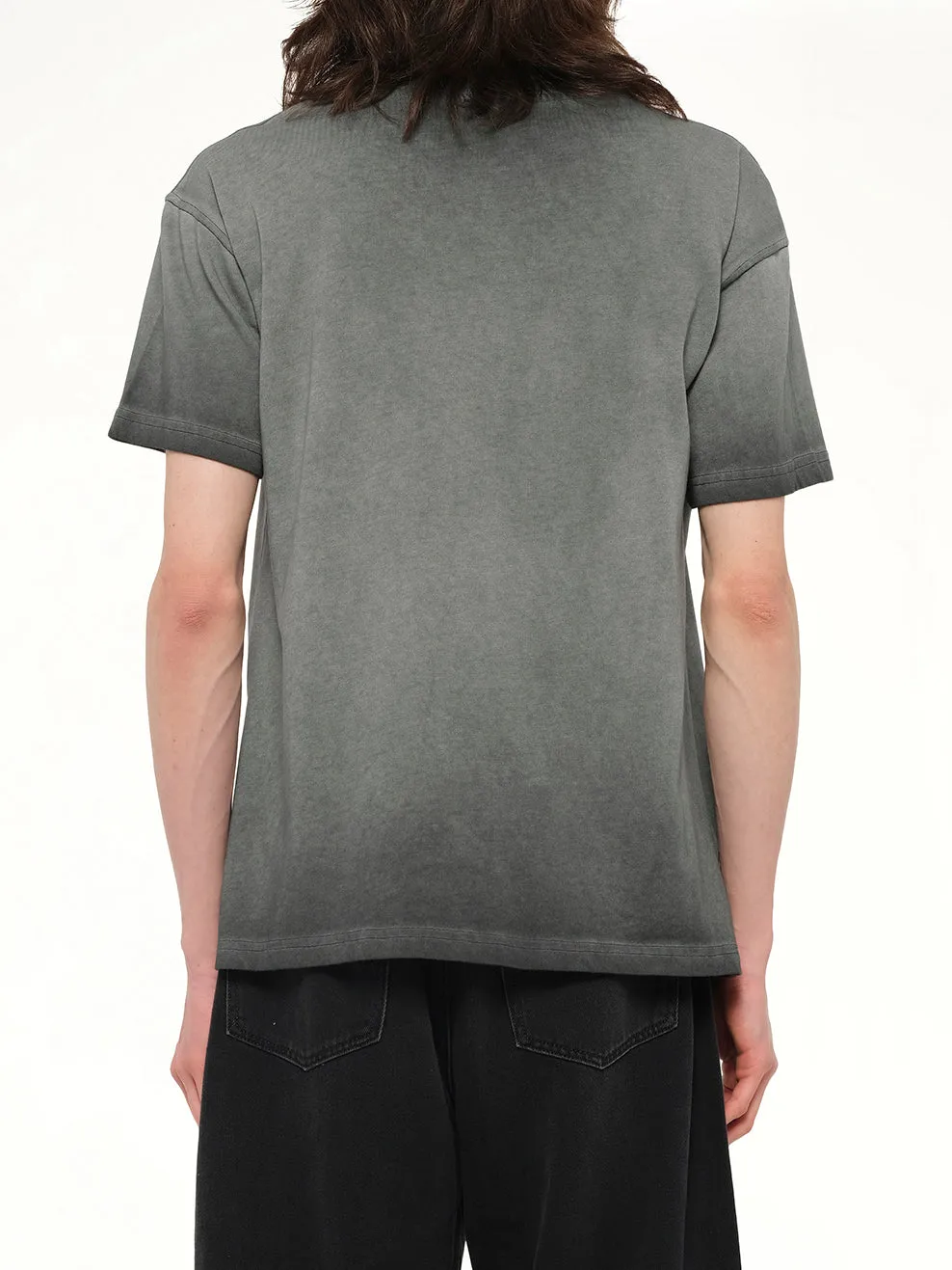 T-NORM-T9 T-Shirt in Washed Grey sold by MARAIS product image thumbnail 5