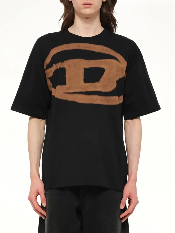 T-BOXT-BLEACH T-Shirt in Black sold by MARAIS