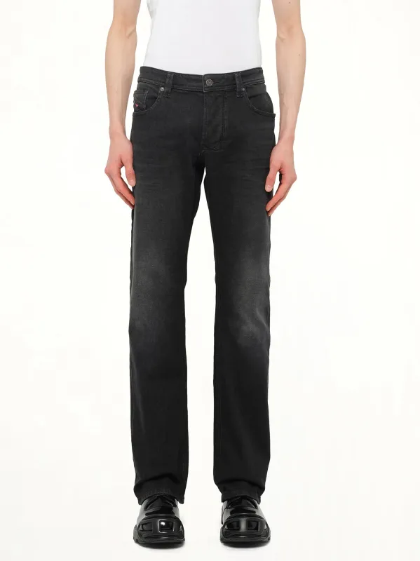 1985 LARKEE Straight Jeans in Black/Dark Grey made by Diesel
