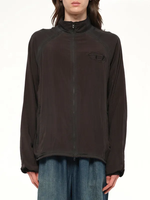 J-HENRI-SOUVENIR Track Jacket in Black sold by MARAIS