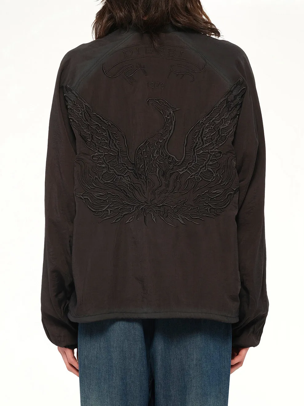 J-HENRI-SOUVENIR Track Jacket in Black sold by MARAIS product image thumbnail 5