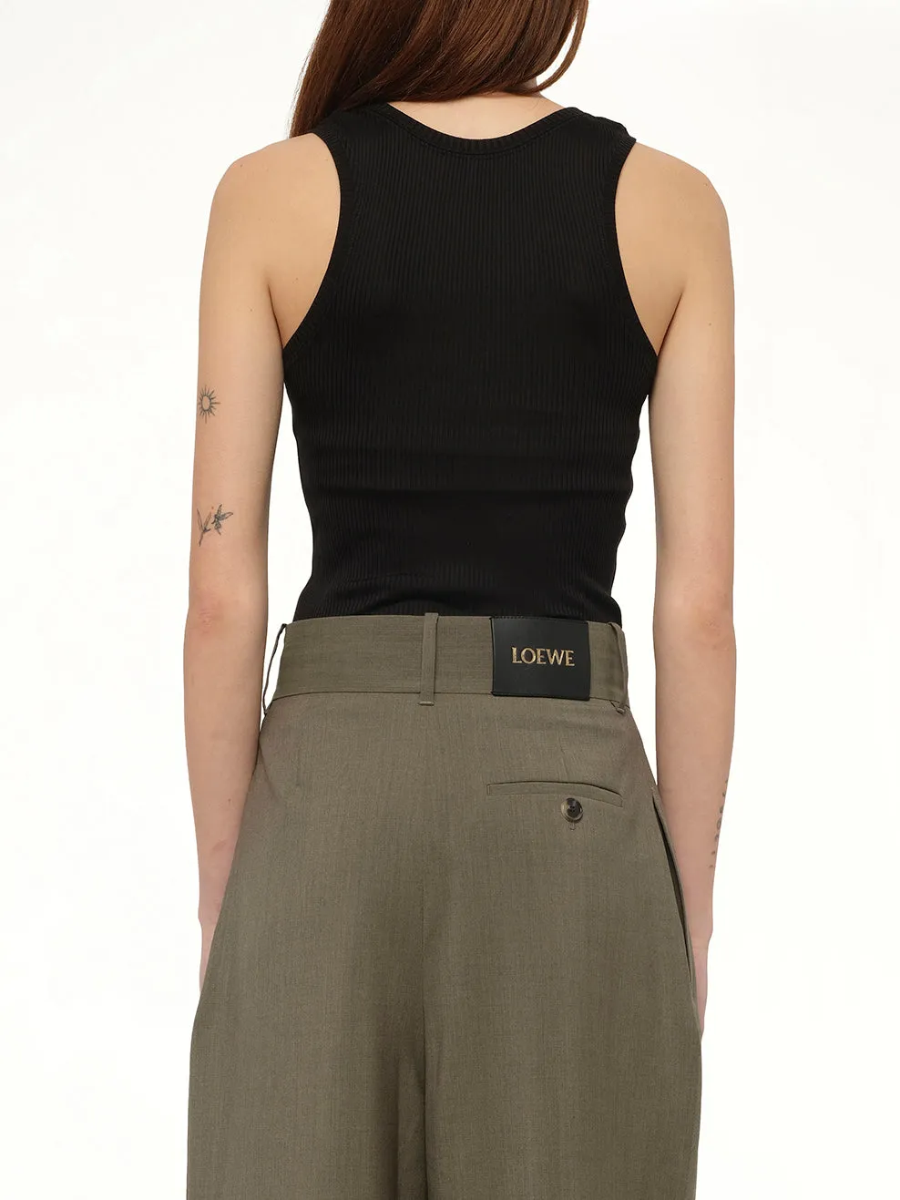 Anagram Tank Top in Black sold by MARAIS product image thumbnail 5