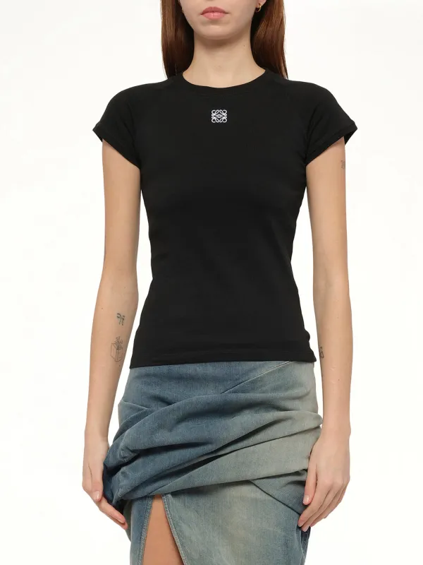 Small Fit T-Shirt in Black sold by MARAIS