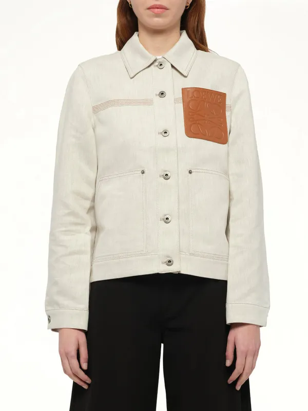 Workwear Jacket in Ecru sold by MARAIS