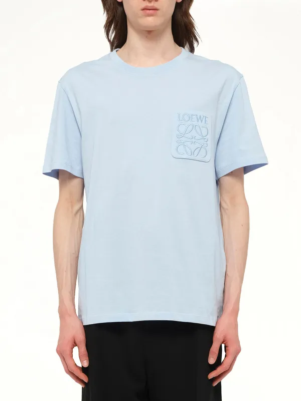 Relaxed Anagram T-Shirt in Sky Blue sold by MARAIS