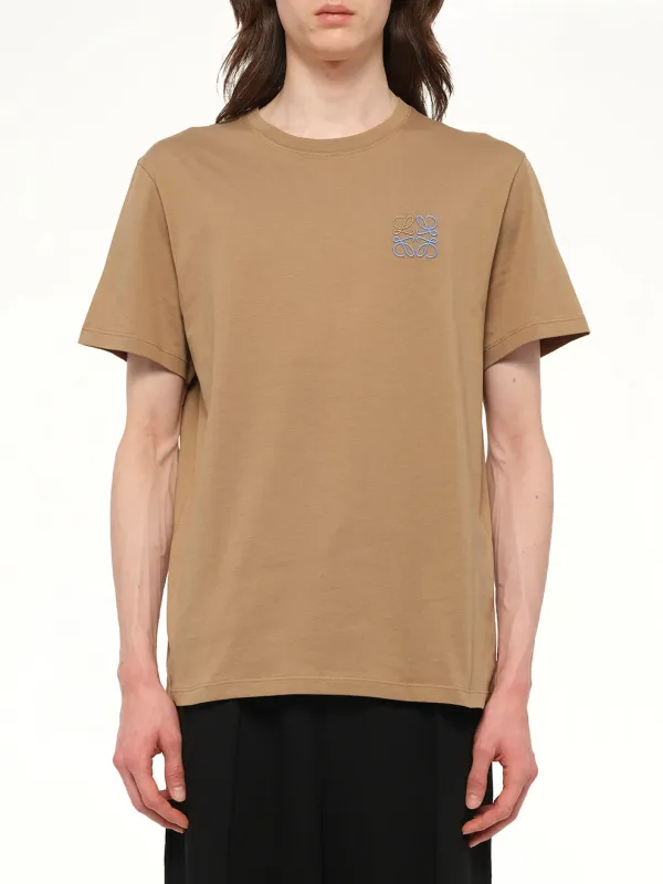 Anagram Logo T-Shirt in Camel sold by MARAIS