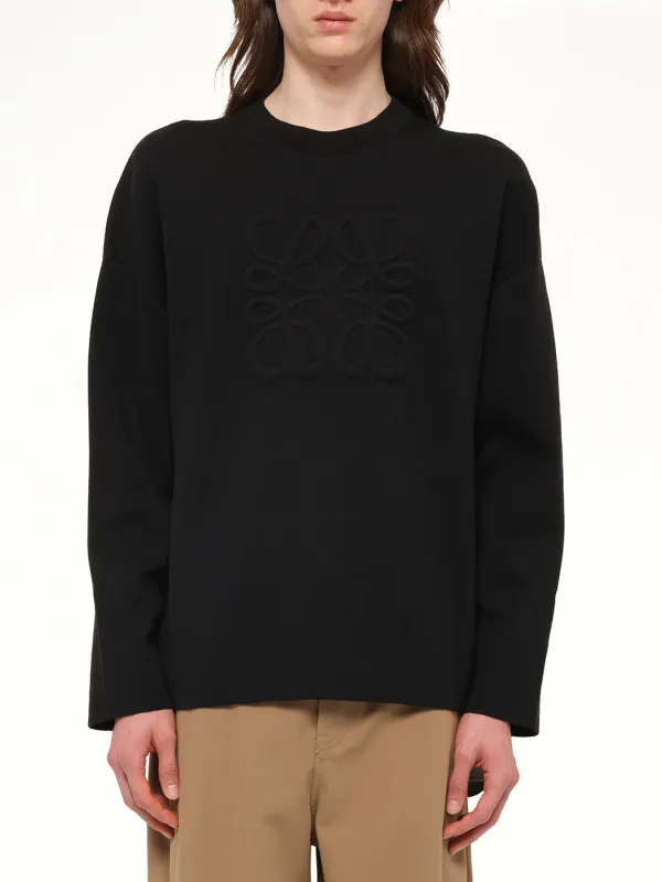 Anagram Sweater in Black sold by MARAIS