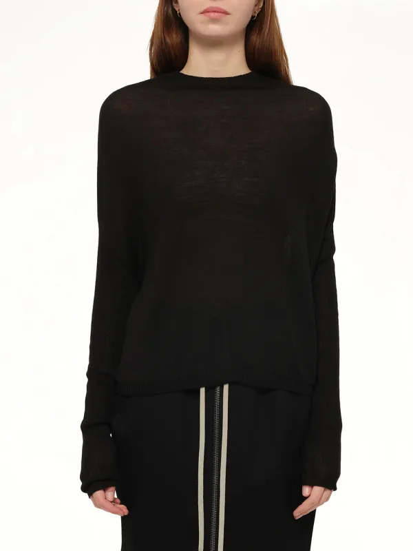 Crater Knit Sweater in Black sold by MARAIS
